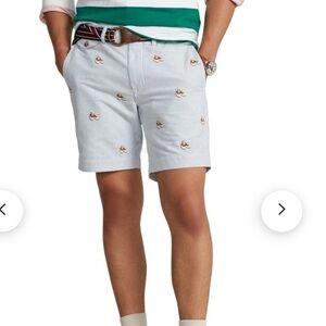 🥷🏿🥷🏿🥷🏿 POLO RALPH LAUREN Stretch Straight Fit Oxford Short